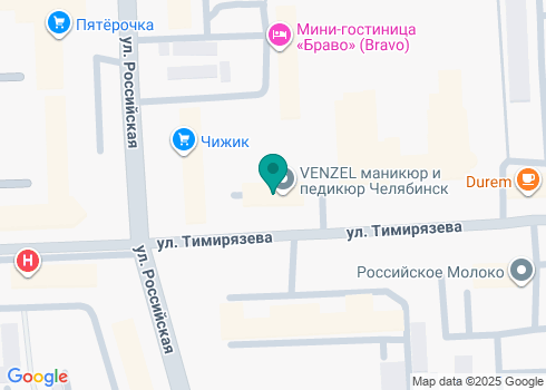 Cтудия маникюра и педикюра VENZEL на Тимирязева - на карте